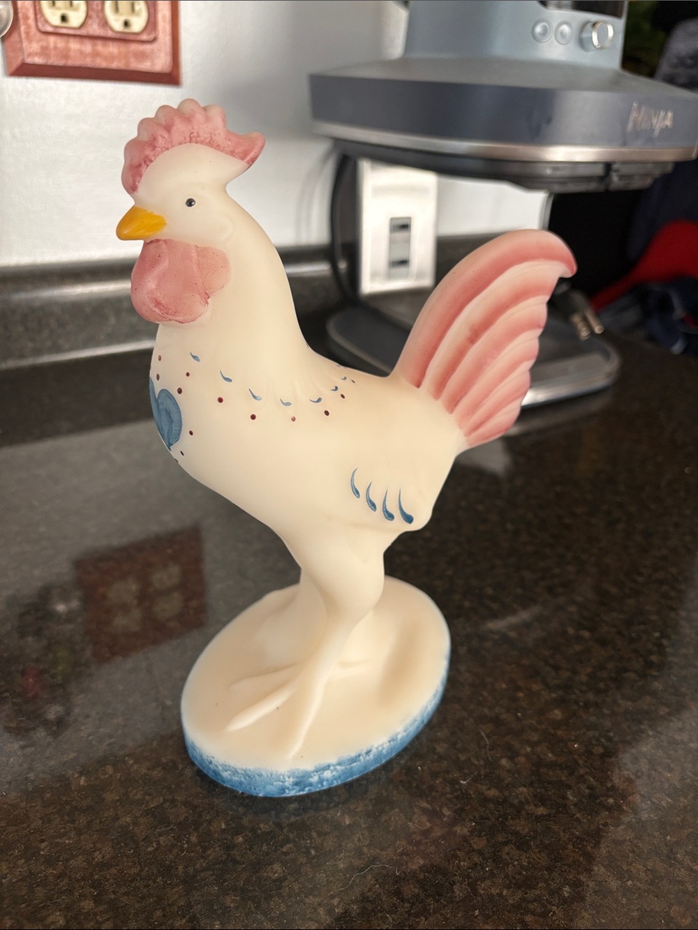 Vintage Hand painted Fenton Chicken